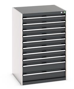 40028037.** Bott Cubio Drawer Cabinet comprising of Drawers: 8 x 100, 2 x 150mm...
